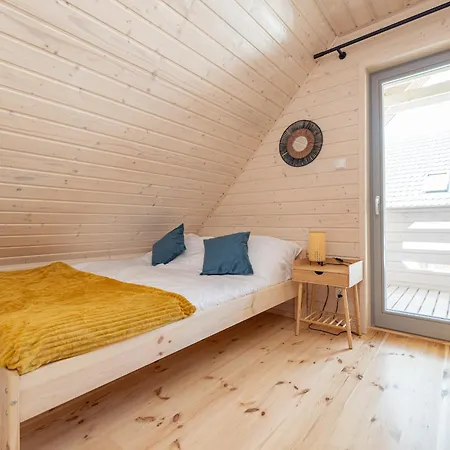 Dom wakacyjny Natura - Całoroczne Drewniane *