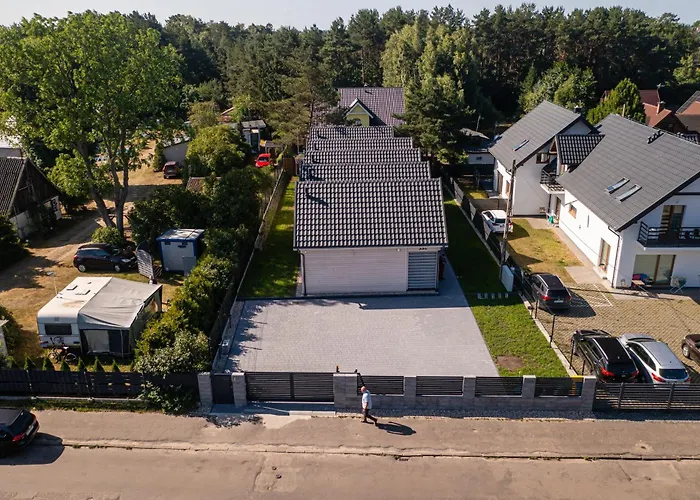 بيت للعطل Natura - Caloroczne Drewniane, Rowery, Hulajnogi, E-foil, Balie Z Hydromasazem, Sprzet Do Polawiania Bursztynu يانتار