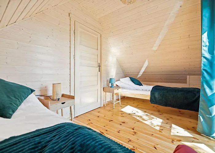 بيت للعطل Natura - Caloroczne Drewniane, Rowery, Hulajnogi, E-foil, Balie Z Hydromasazem, Sprzet Do Polawiania Bursztynu